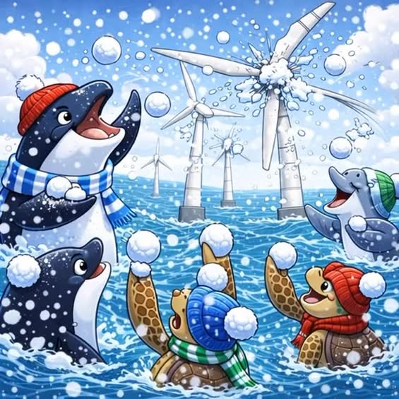 Save The Ocean From Big Wind 