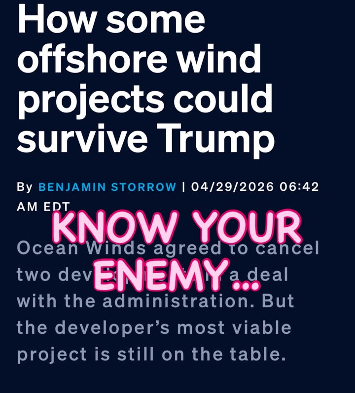 Save The Ocean From Big Wind 